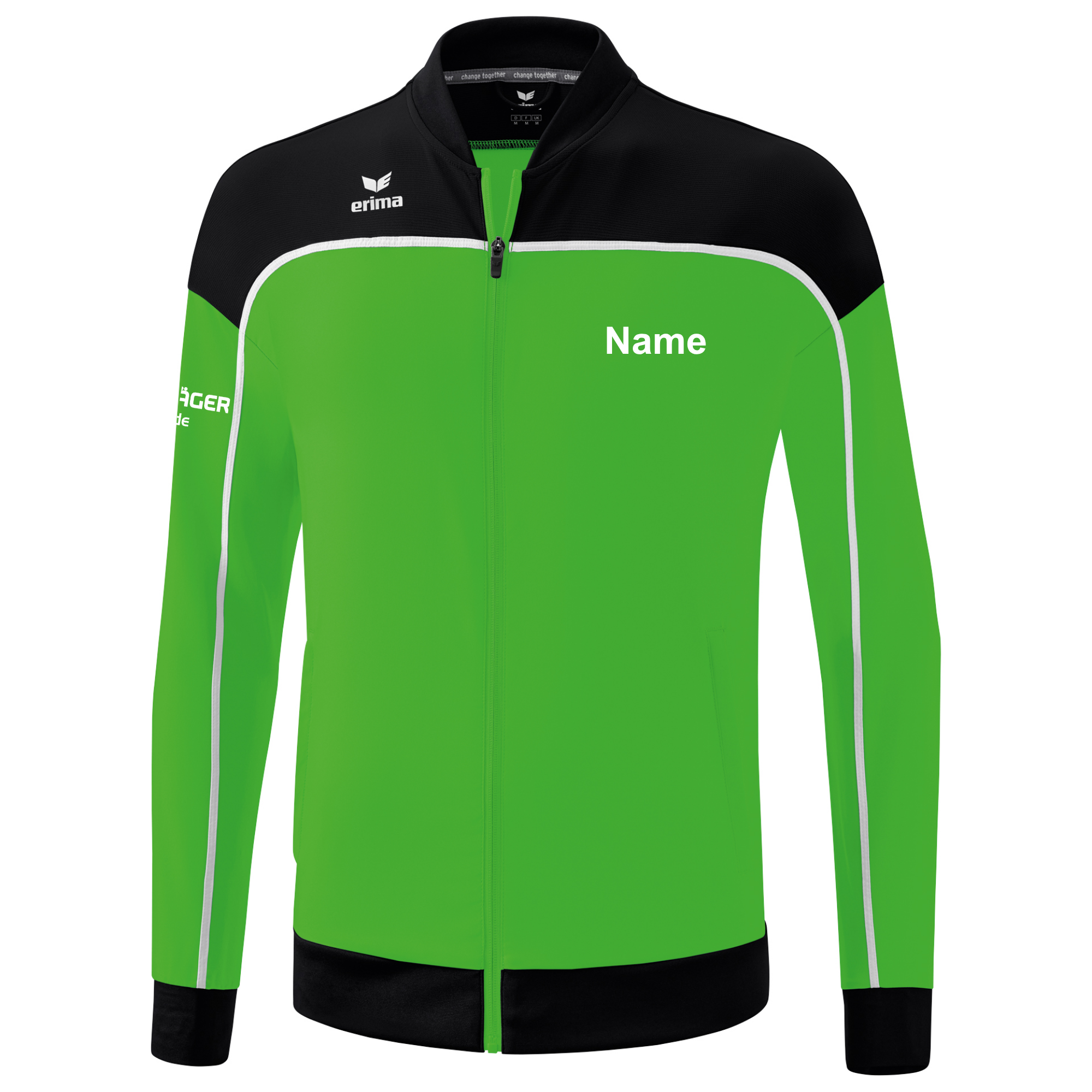 Erima Präsentationsjacke Change grün/schwarz